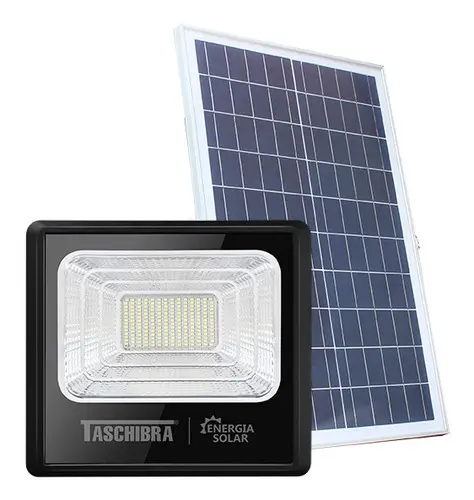 Refletor solar Taschibra TR SUN 100 W com painel fotovoltaico e controle remoto