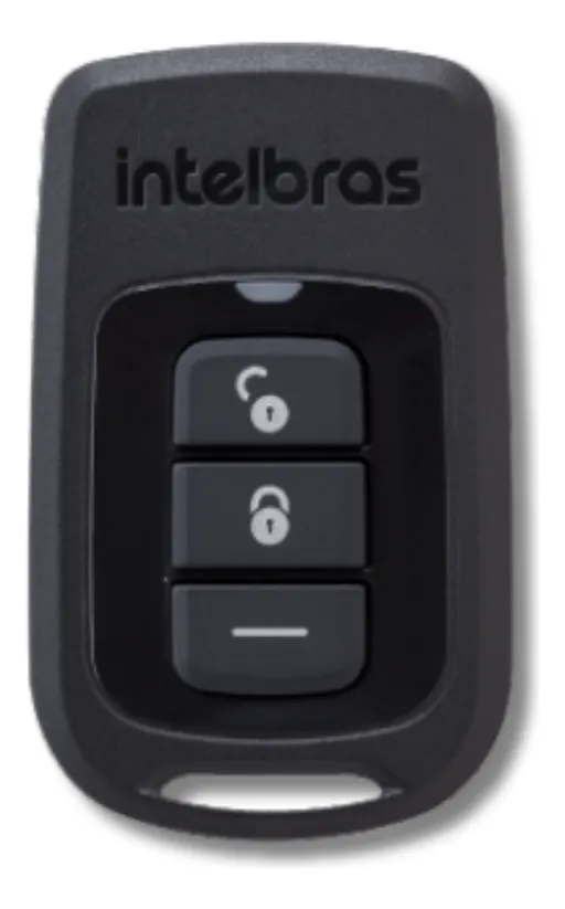 Controle remoto XAC 8000 Intelbras da Série 8000 para sistema de alarme de apartamento