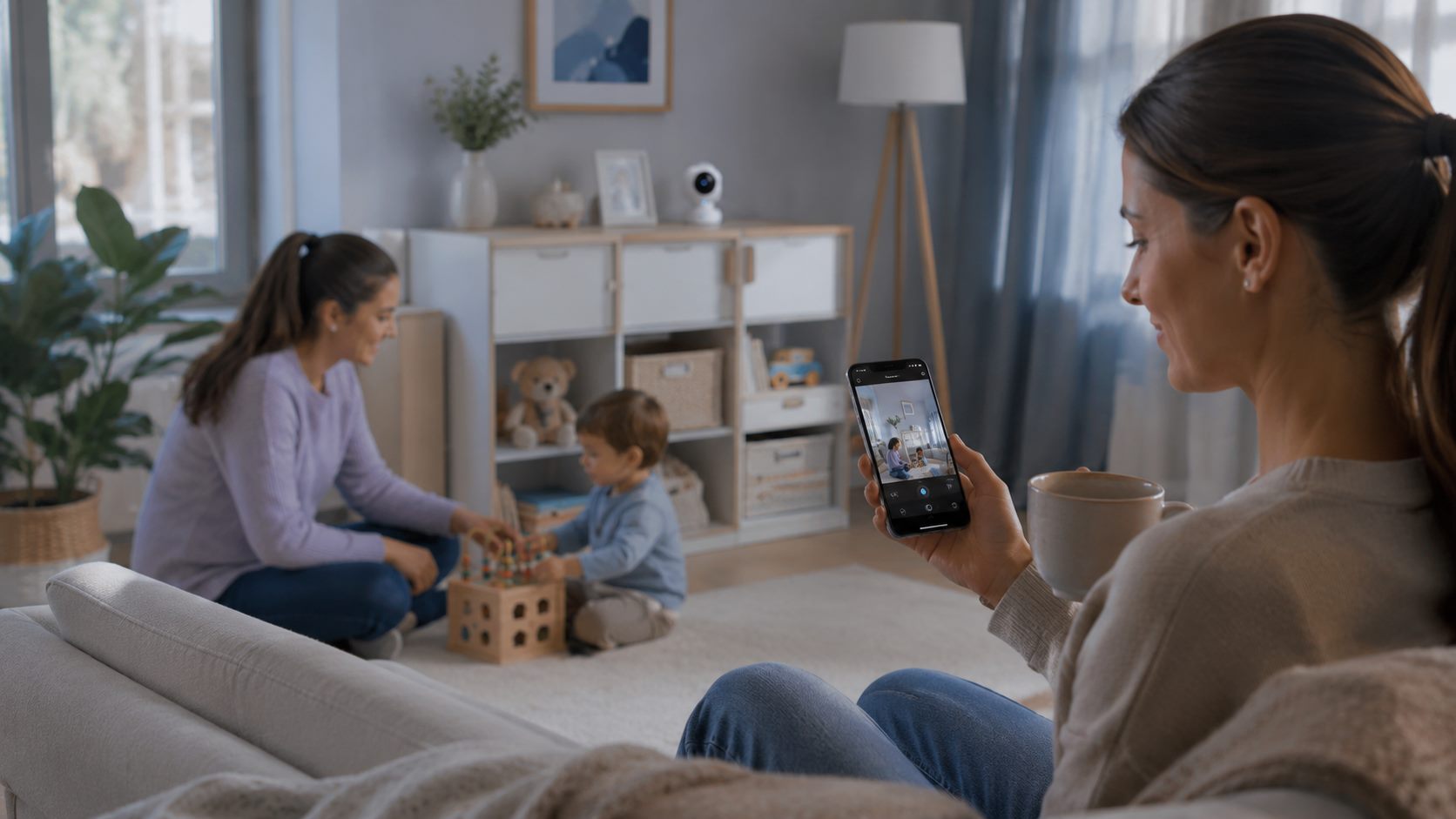 câmera Wi-Fi para apartamento instalada sem obra
