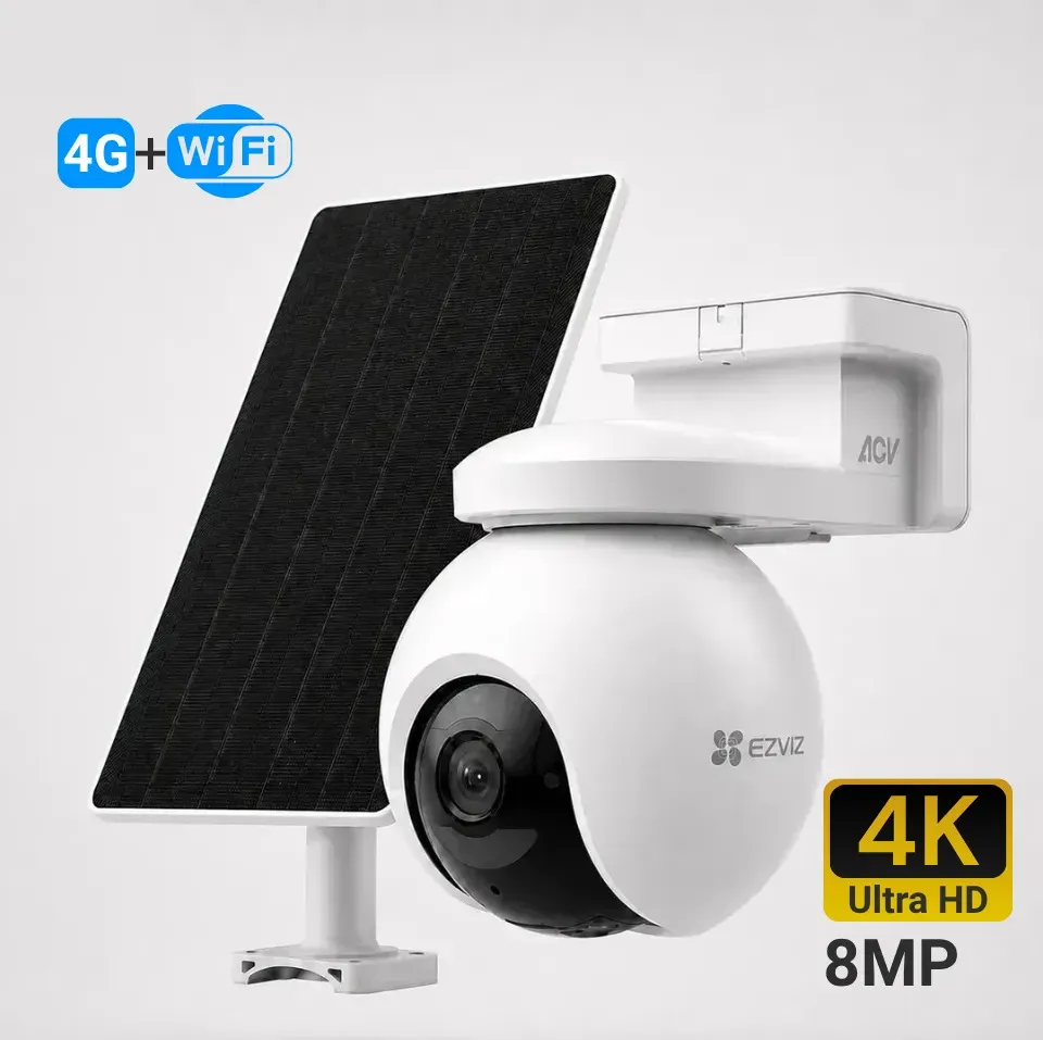 EZVIZ EB8 Pro 4G + painel solar 8 W