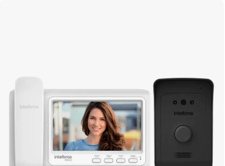 Interfone Intelbras IVR 1070 HS com fio, tela colorida