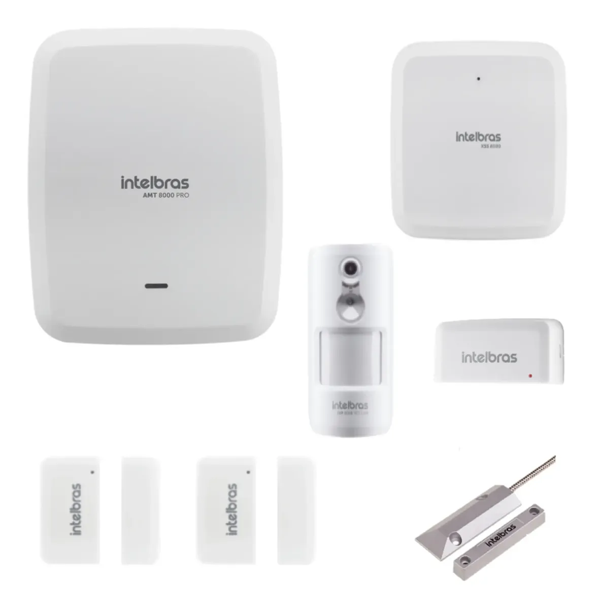Kit Intelbras AMT 8000 Pro com Pet Cam e TX
