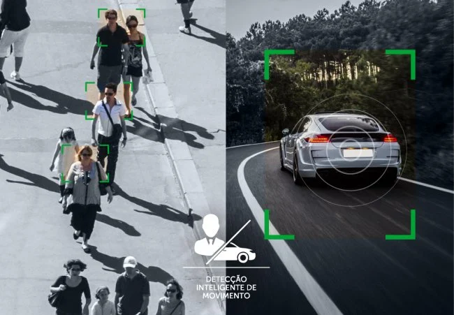 linha e cerca virtual: câmera dispara quando alguém cruza a linha ou invade a área marcada